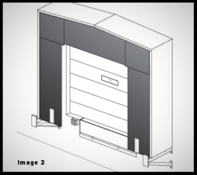 top 2 sealing systems for overhead loading dock doors & gates, image 2 ; seals & shelters top 2 sealing systems for overhead loading dock doors & gates, image 2 ; seals & shelters