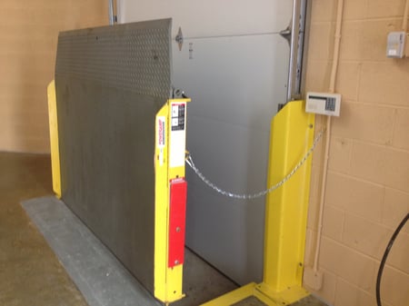 vertical storage leveler installation for cold storage facilities Installation; Poweramp Vertical storage rear view. Vertical Storage Dock Leveler NJ