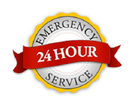 24 Hour Service Icon - White Background
