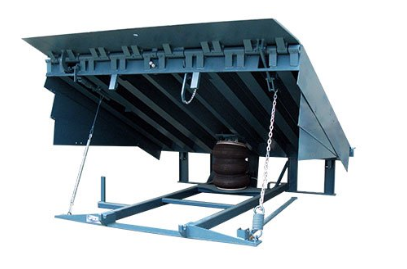 Air Powered Dock Leveler by McGuire, Dock Levelling