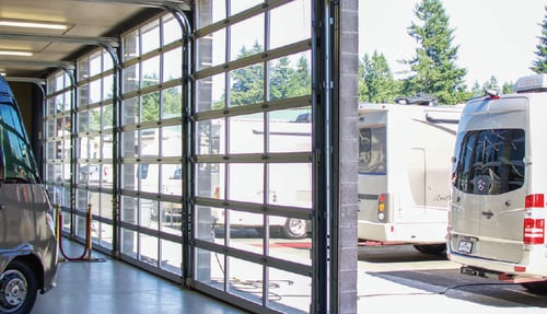 Aluminum Glass Door in Auto Dealership NYC NJ