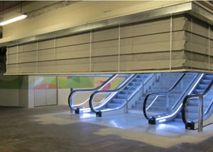 Automatic sectional smoke curtain (UL 1784) 