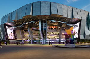 Hydraulic  Doors With Glass in Stadium