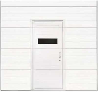 Commercial Garage Door with Pass-Through Door in NYC and NJ