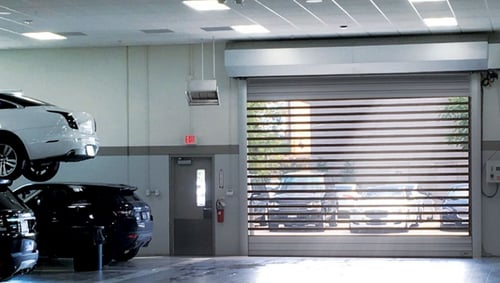 Full View High-Speed Roll-Up Garage Door ASI NYC NJ