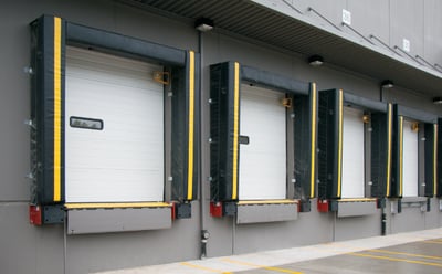 Insulated Sectional Steel Doors with Dock Seals in NYC