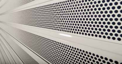 Perforated Aluminum Security Grille for Parking Garages in NYC NJ