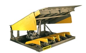 Hydraulic Dock Leveler with Extended Lip PowerRamp Lizard Lip