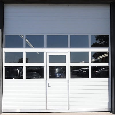 Sectional Door with a Pass Through Door in NYC NJ Area