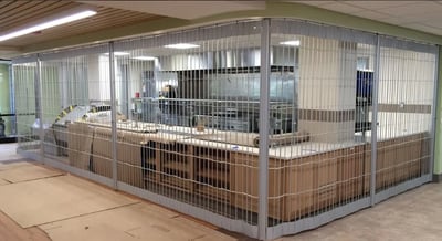 Side-Folding Security Grilles