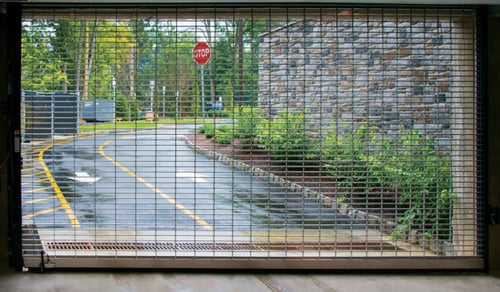 Upward Coiling Security Grille NYC NJ Area 1