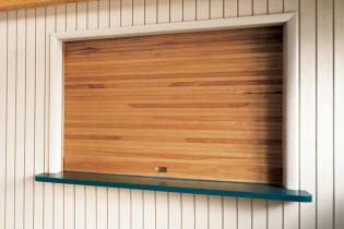 Wood Counter Roll Up Door 665 Model