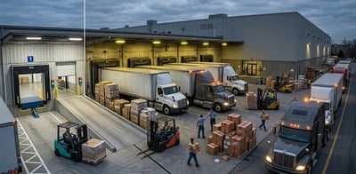 busy loading dock