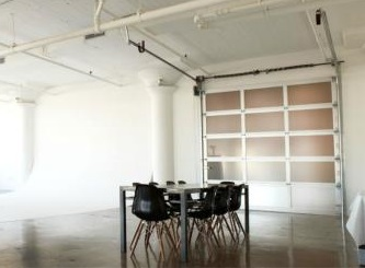 sectional aluminum glass garage door