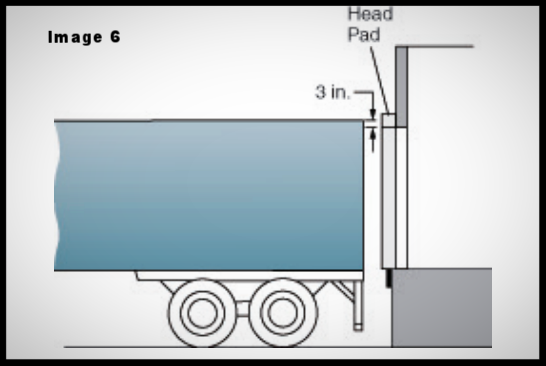 top 2 sealing systems for overhead loading dock doors & gates, image 6 ; adjustable head pads