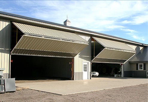Commercial Bifold Garage Doors Nyc, Horizontal Bi Fold Garage Door Plans